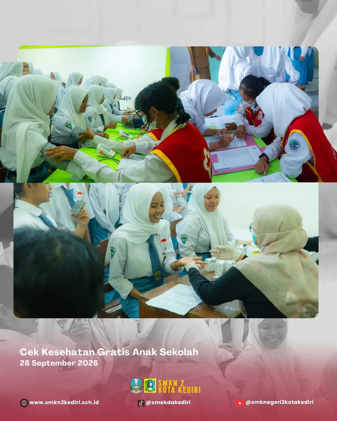 Cek Kesehatan Gratis kepada Anak Sekolah